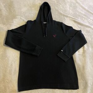 Vans Hoodie Women Large‎ Black Streetwear Skate Sweatshirt Pullover Sweater Logo